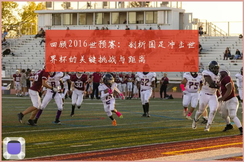 回顾2016世预赛：剖析国足冲击世界杯的关键挑战与距离